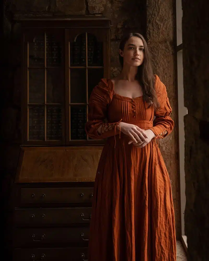 robe terracotta