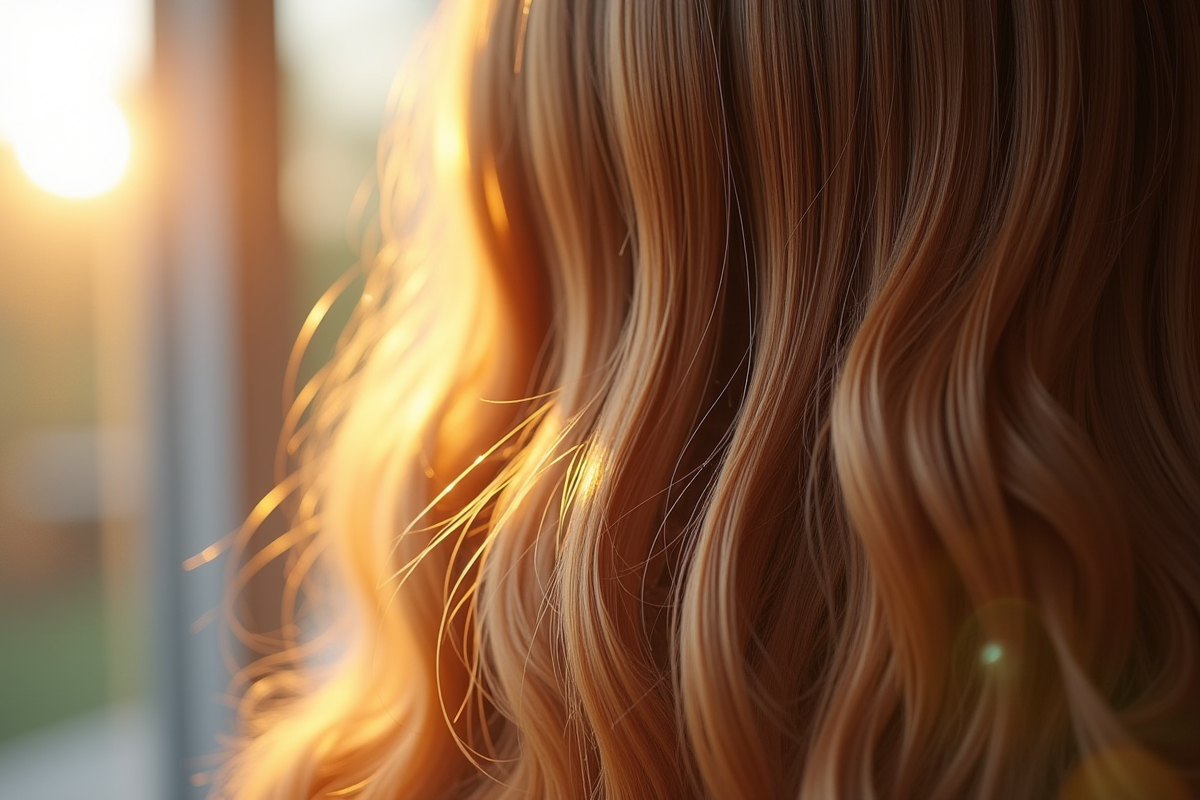 mèches cheveux